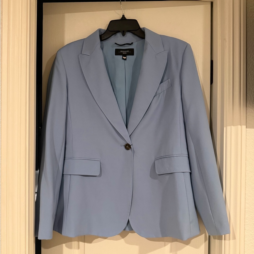 Weekend MaxMara Powder Blue Blazer